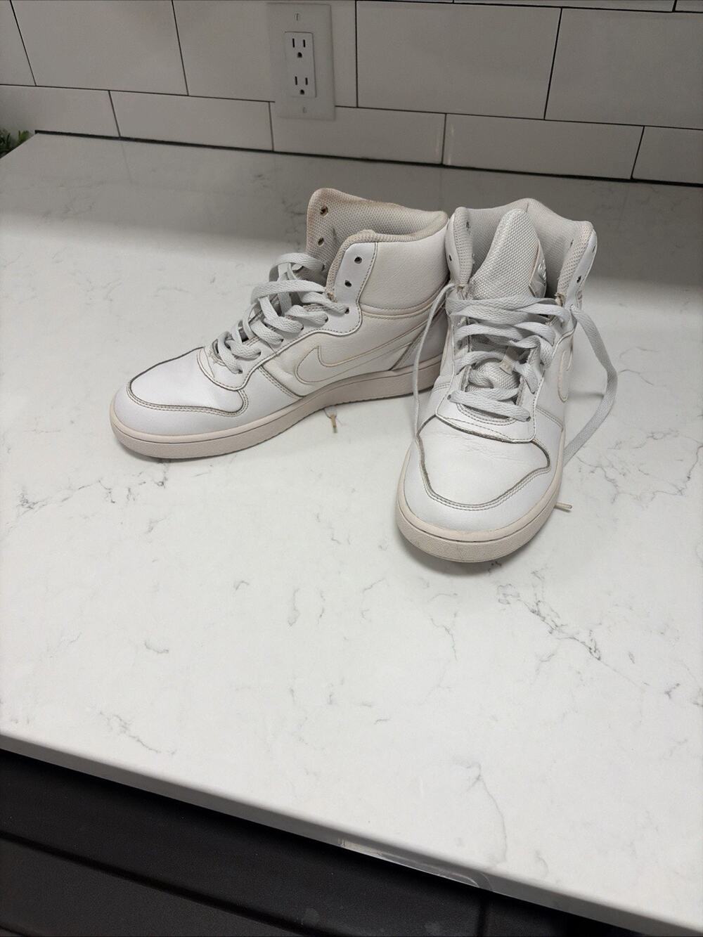 Nike Ebernon Mid Womens Trainers White 9.5 AQ1778